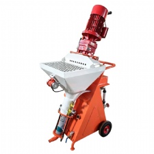 Semi-Automatic Cement Mortar Spraying Machine M6 Smart 220V 380V Wall Plaster Render Sprayer with 80L Hopper